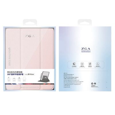 ZGA iPad Air 13 (2024/2025) MiPai Case w/ pen slot, Pink