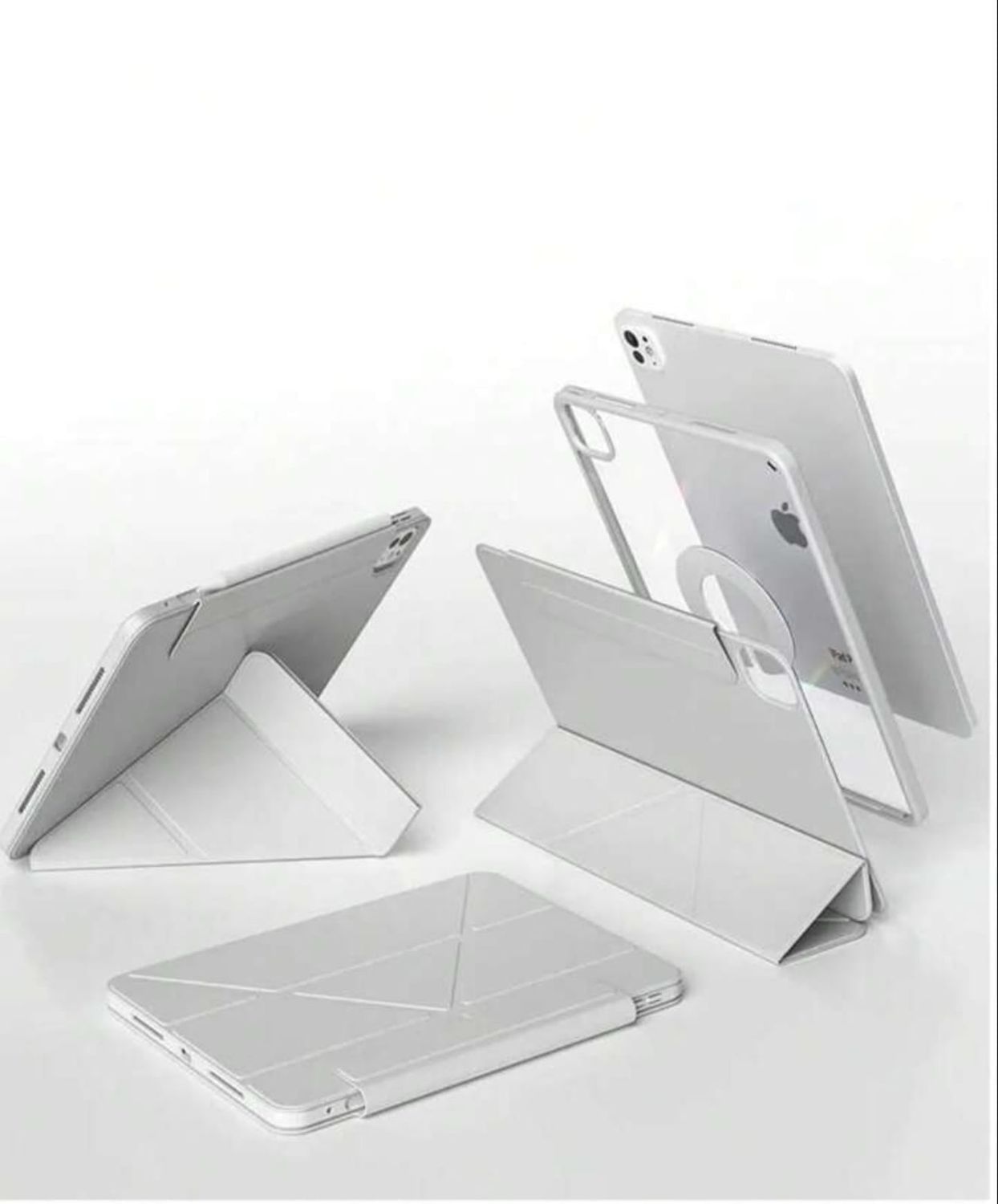 TDG BYX iPad Air 10.9/11 (M2 2024/M3 2025) Magnet Case, White