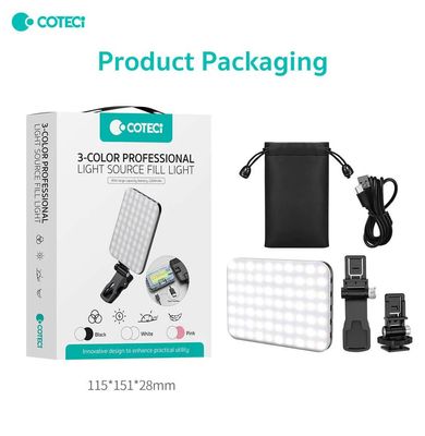 COTECi LA1 3-Color Professional Light Source Fill Light, Black