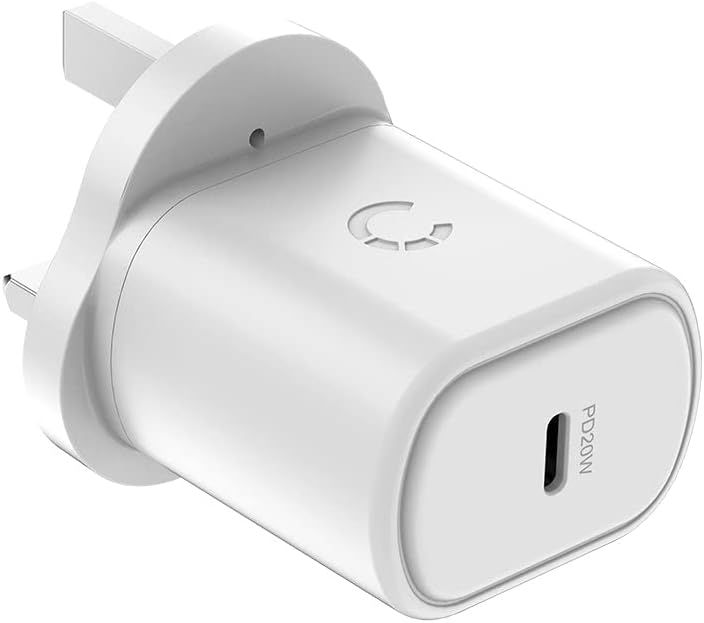Cygnett PowerPlus 20W USB-C PD Wall Charger, White