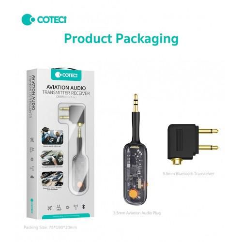 Coteci Aviation Audio Transmitter Receiver 3.5mm