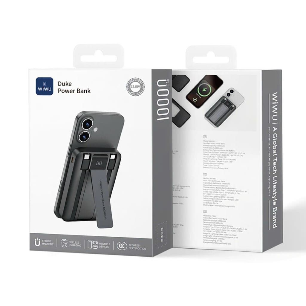 &lt;p&gt;WiWU P061 Duck Poer Bank 10000mAh, Black&lt;/p&gt;