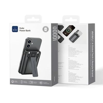 WiWU P061 Duck Poer Bank 10000mAh, Black