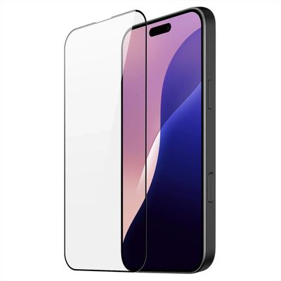 TDG KuzGuard2 iPhone 16 Pro Tempered Glass, 3D Curved Clear