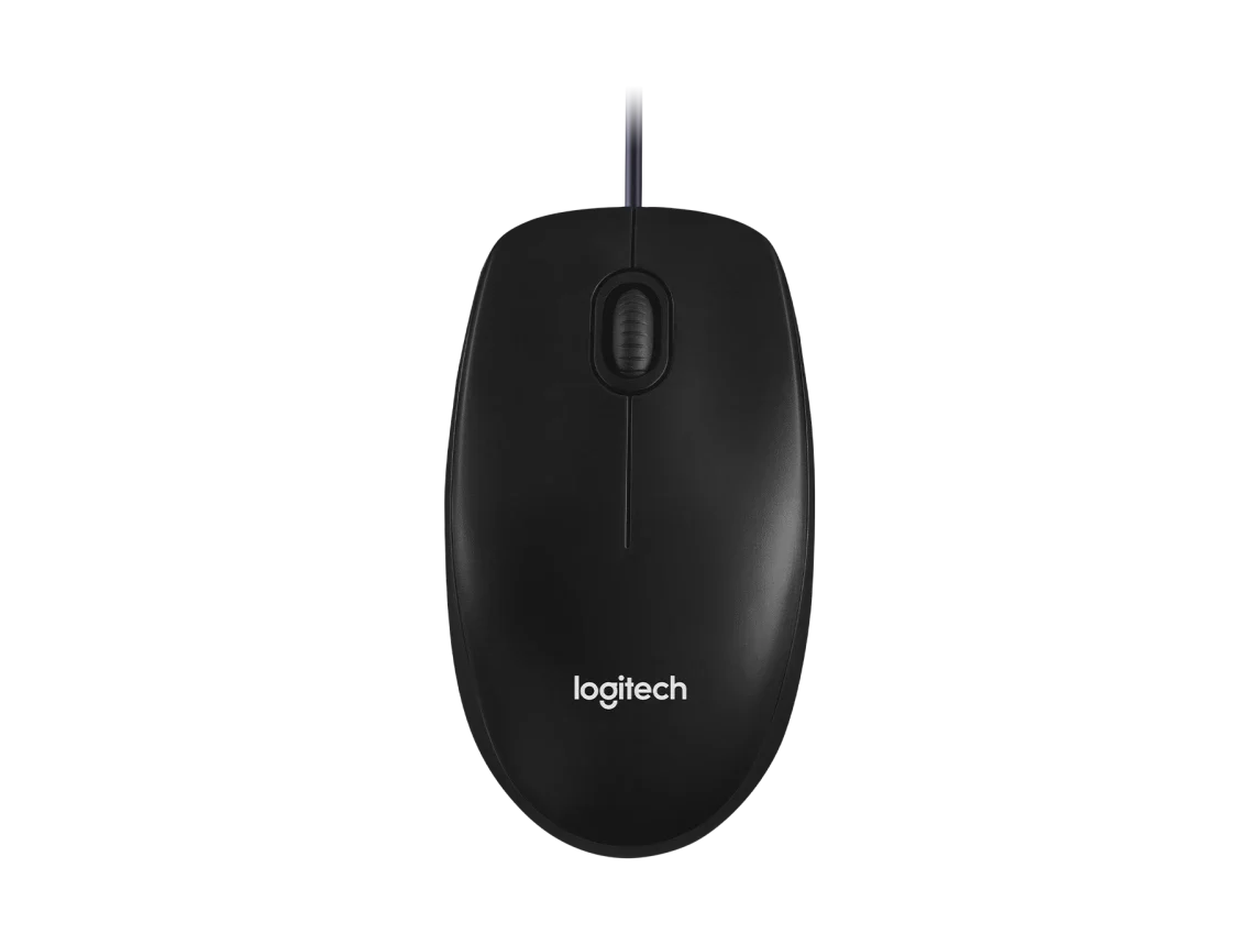 LOGITECH M100R USB WIRED MOUSE BLACK (3Y)