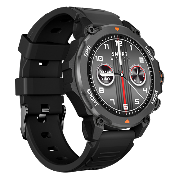 SEEKEN SGR-X1-BKBK RUGGED GPS SMARTWATCH