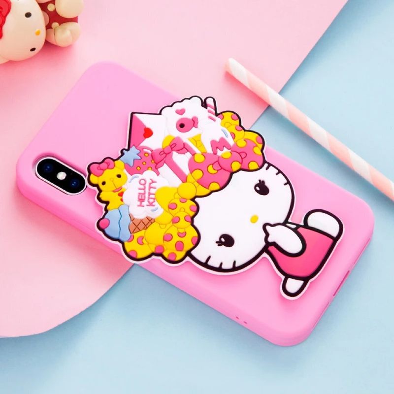 Sanrio Hello Kitty iPhone X Pudding, Kitty Shocking Pink