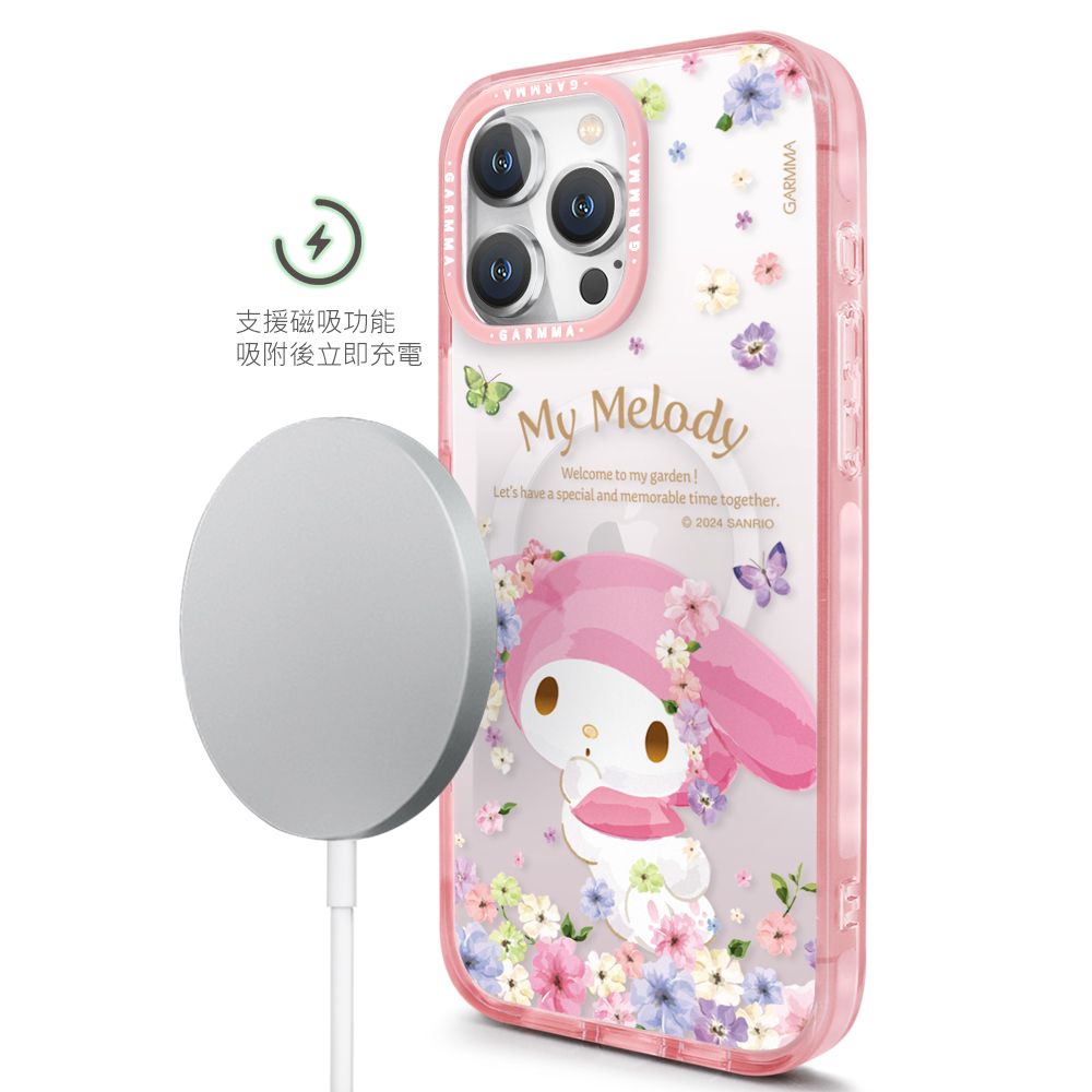 Sanrio iPhone 16 Pro Max MagSafe Case, MM Garden