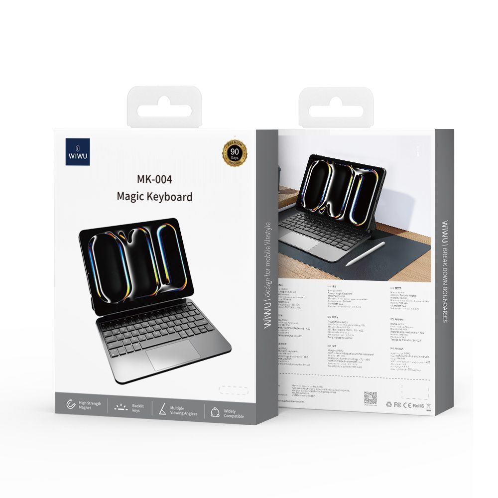 WiWU MK4 iPad Air 11 Magic Keyboard, Black