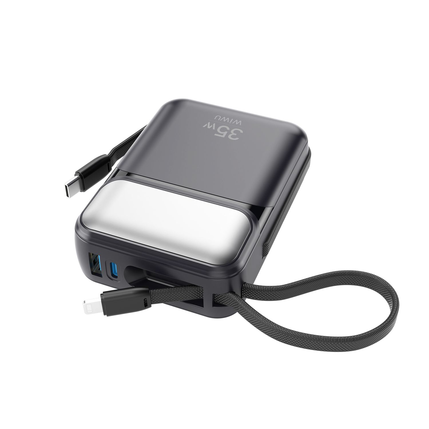 651621-WiWU P052 Galaxy Power Bank 10000mAh, Black