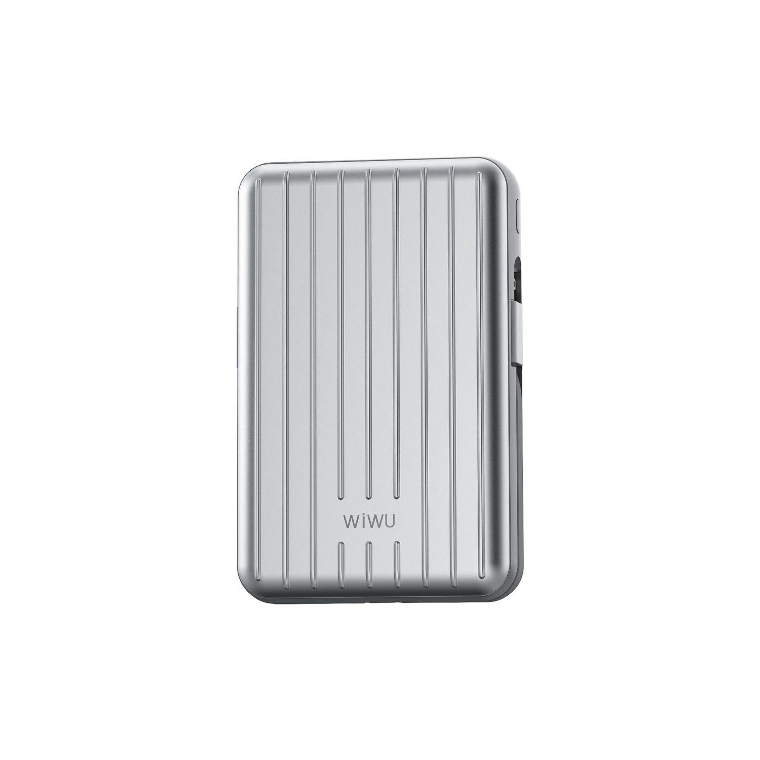 WiWU PP03 Trunk Magnetic Power Bank 10000mAh, Silver