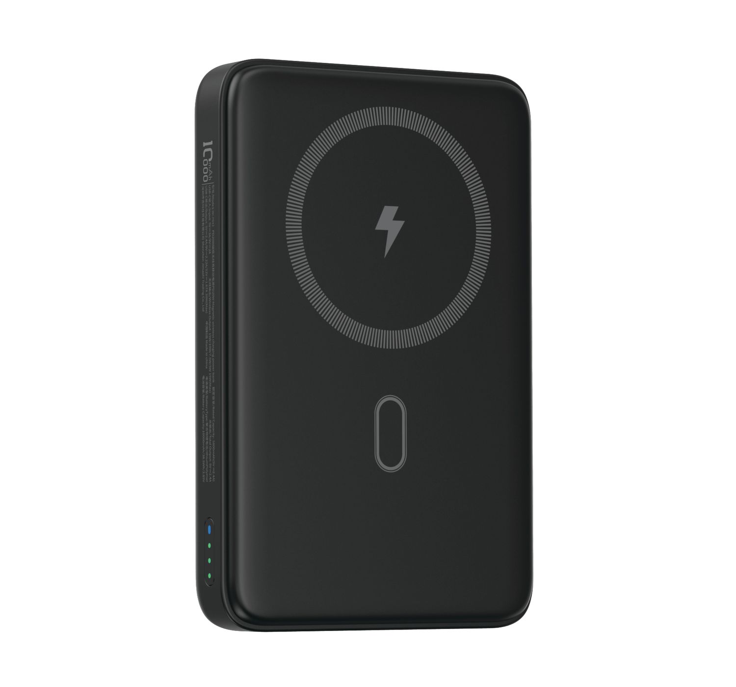 WiWU P043 Qi2 Magnetic Power Bank 10000mAh, Black