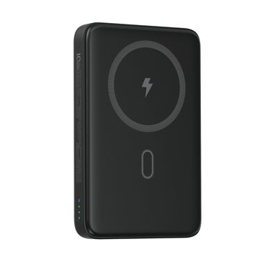 WiWU P043 Qi2 Magnetic Power Bank 10,000mAh, Black