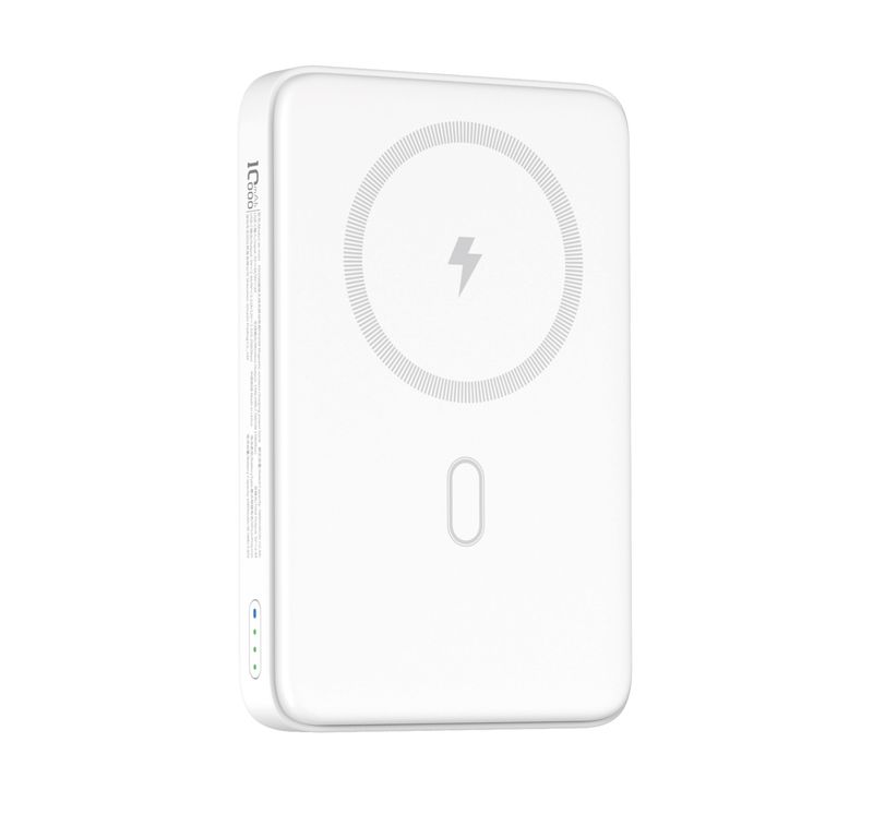WiWU P043 Qi2 Magnetic Power Bank 10,000mAh, White