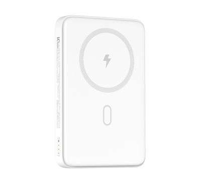 WiWU P043 Qi2 Magnetic Power Bank 10000mAh, White