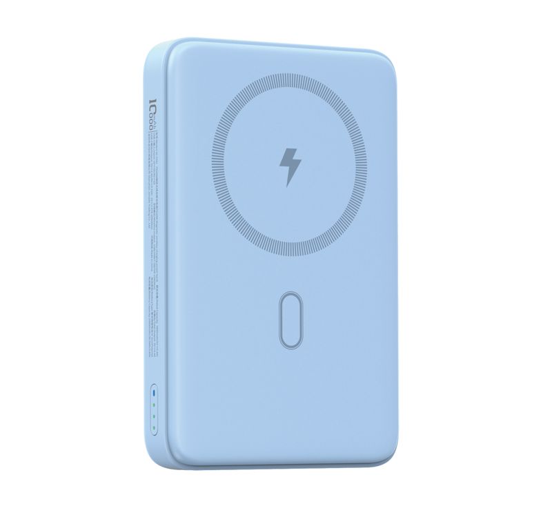 WiWU P043 Qi2 Magnetic Power Bank 10,000mAh, Blue