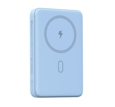 WiWU P043 Qi2 Magnetic Power Bank 10000mAh, Blue