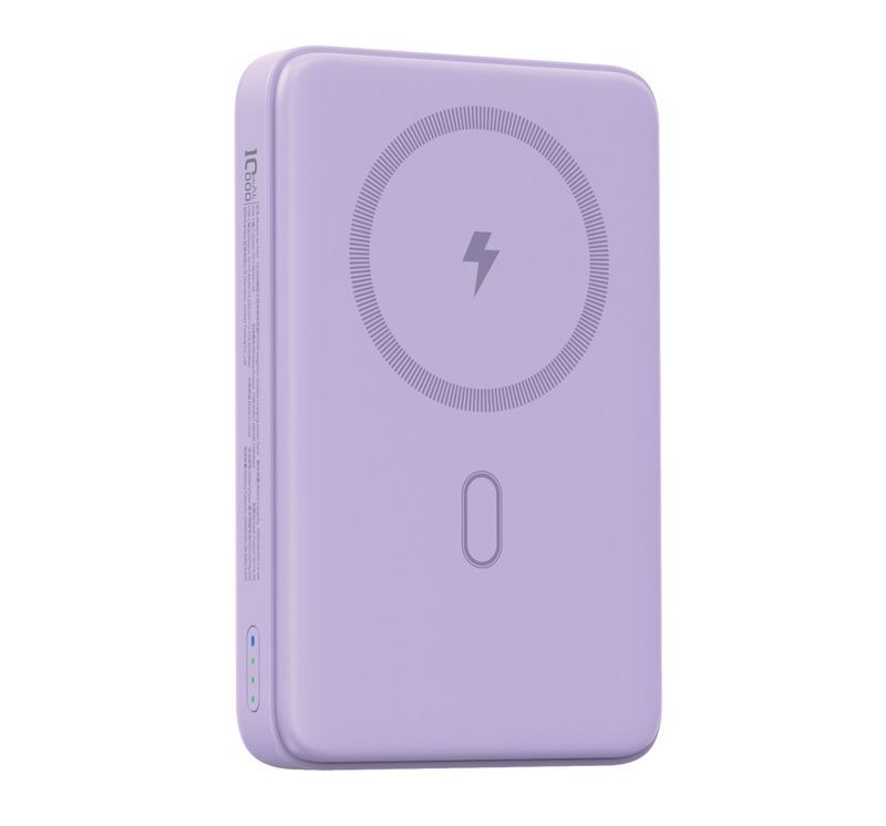 WiWU P043 Qi2 Magnetic Power Bank 10,000mAh, Purple