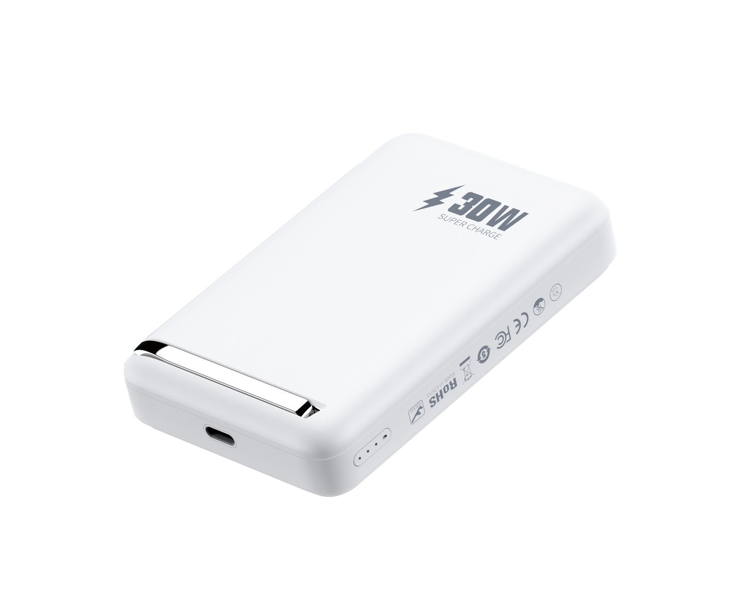 WiWU P031 Magnetic Power Bank 10000mAh, White