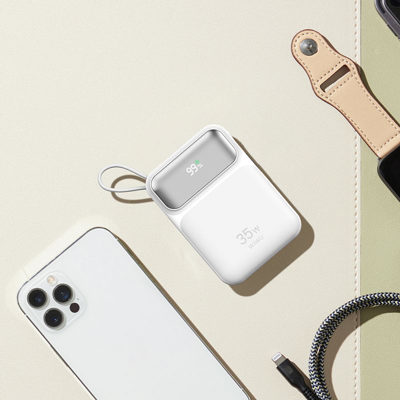618813-WiWU P036 Galaxy Power Bank 20000mAh, White