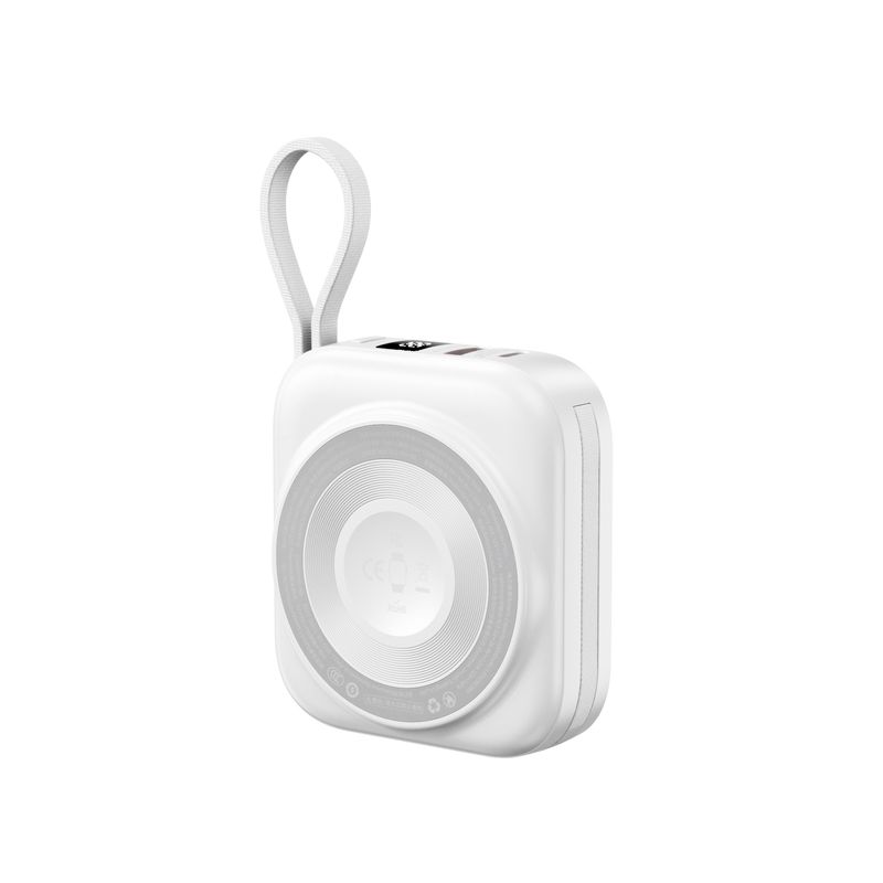 WiWU P055 Cube 3 in 1 Power Bank 10,000mAh, White
