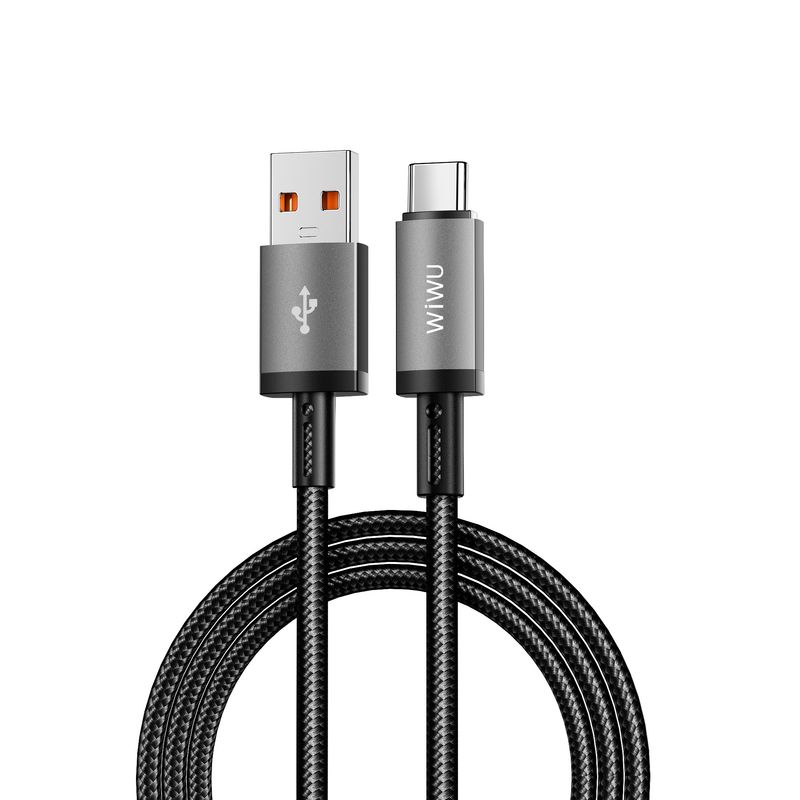 WiWU Titanlink&amp;nbsp; Wi-C054 USB-A to USB-C Cable, 1M Grey