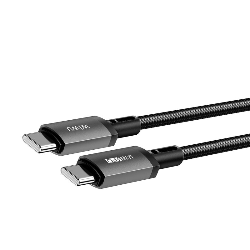 WiWU Wi-C057 USB-C to USB-C Cable, 1M Grey