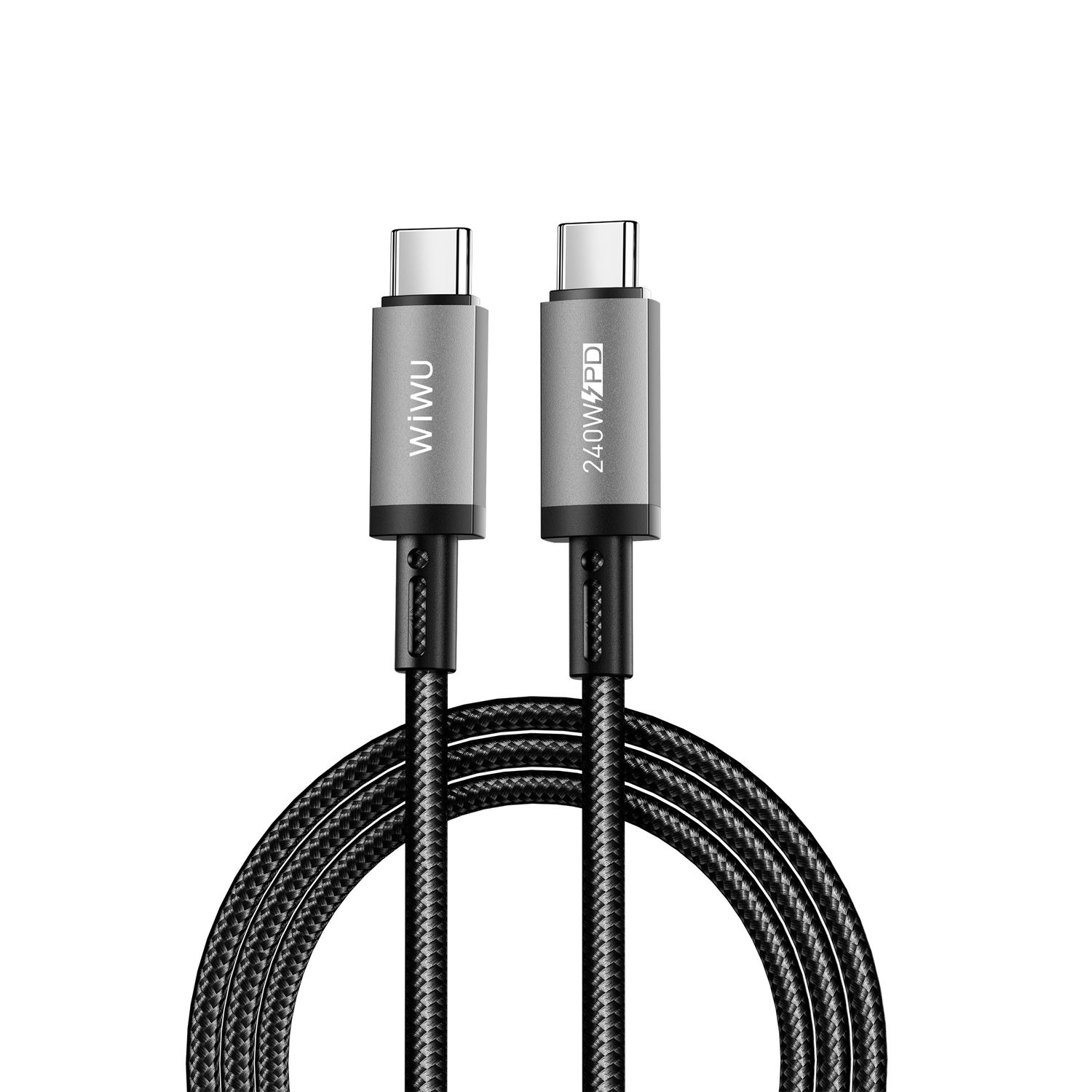 WiWU Wi-C058 USB-C to USB-C Cable, 1.5M Grey