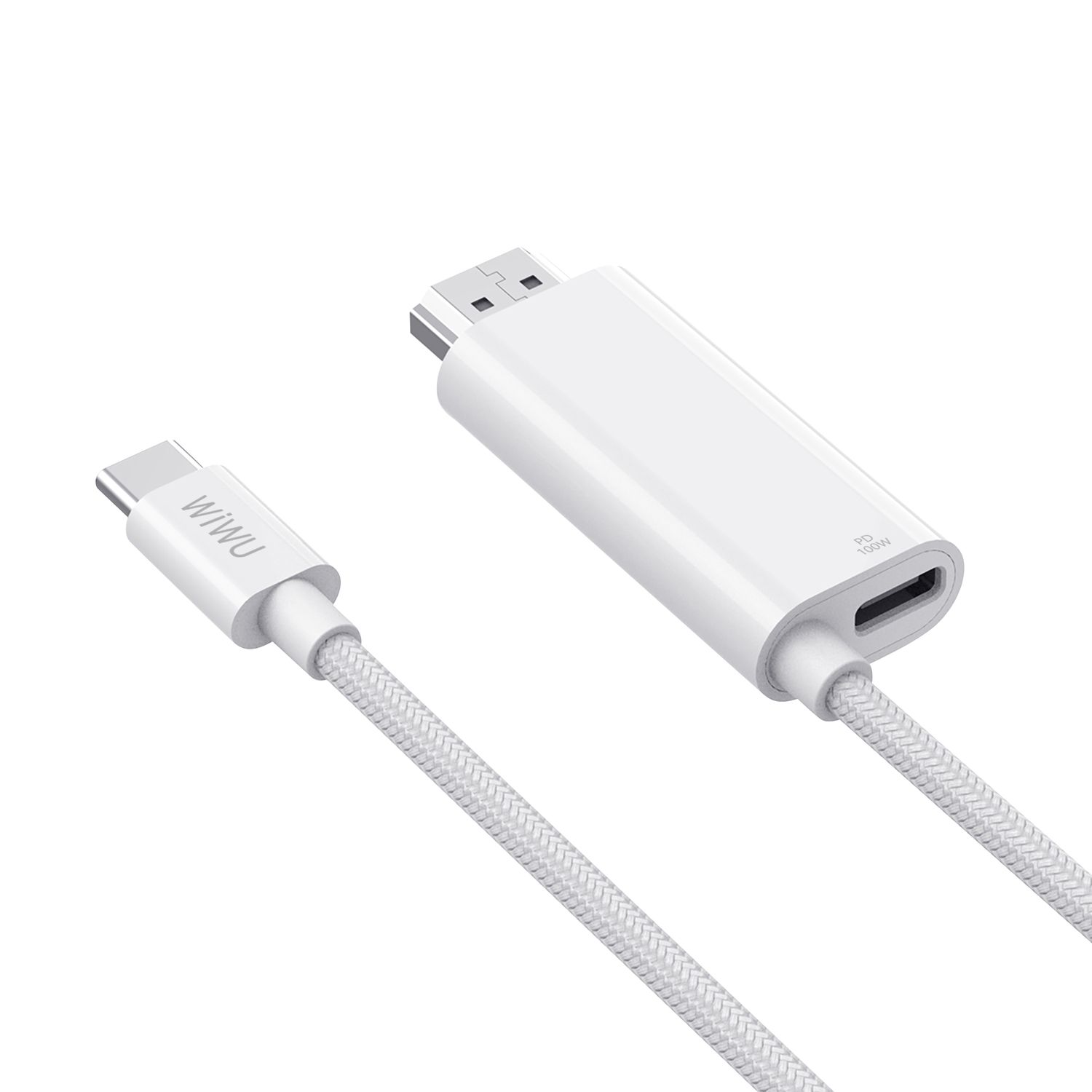 WiWU PS1 HDMI 4K Projection Cable, 1.8M White