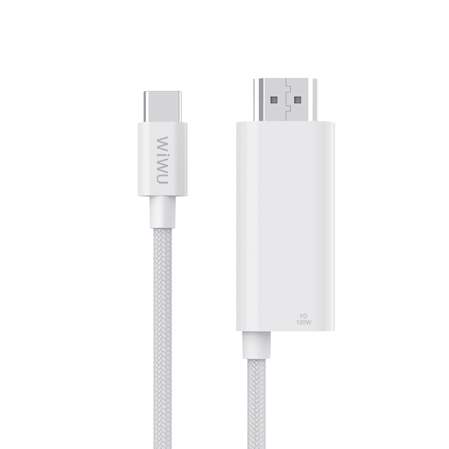 WiWU PS1 HDMI 4K Projection Cable, 1.8M White