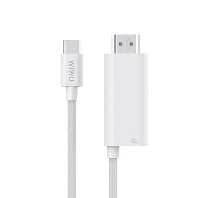 WiWU PS1 HDMI 4K Projection Cable, 1.8M White