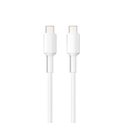 WiWU C065 Neolink USB-C to USB-C Braided Nylon Cable, 1M White