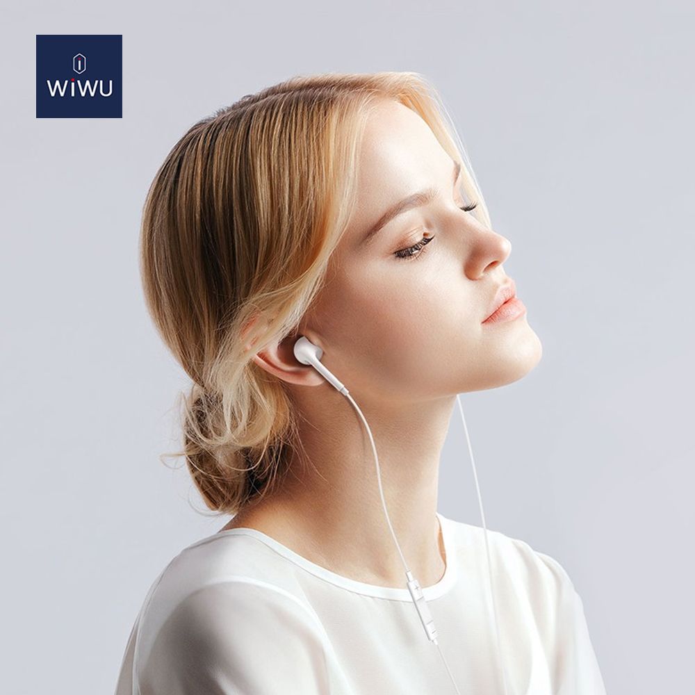 943008-WiWU Earbuds 303, White