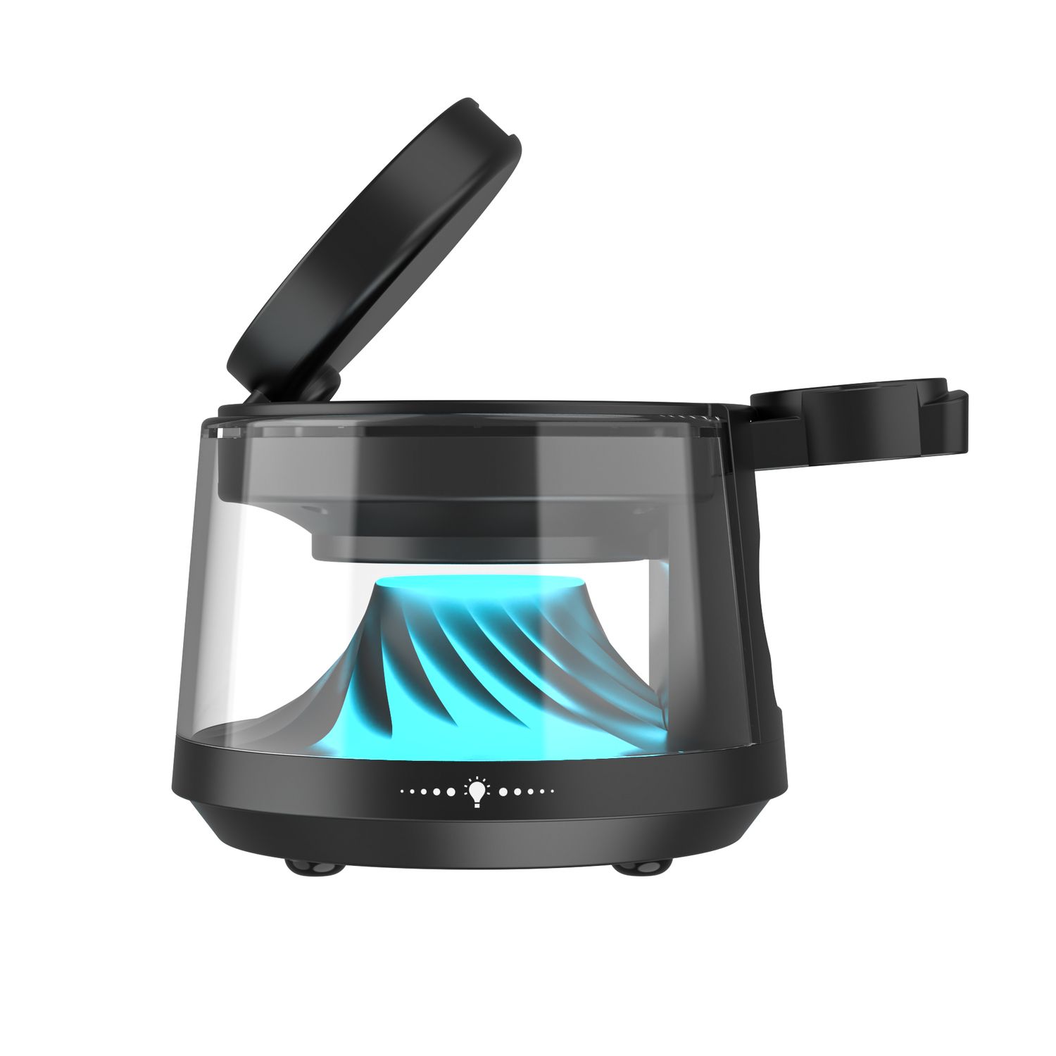 WiWU W039 Flow 5 in 1 Wireless Charger Speaker, Black