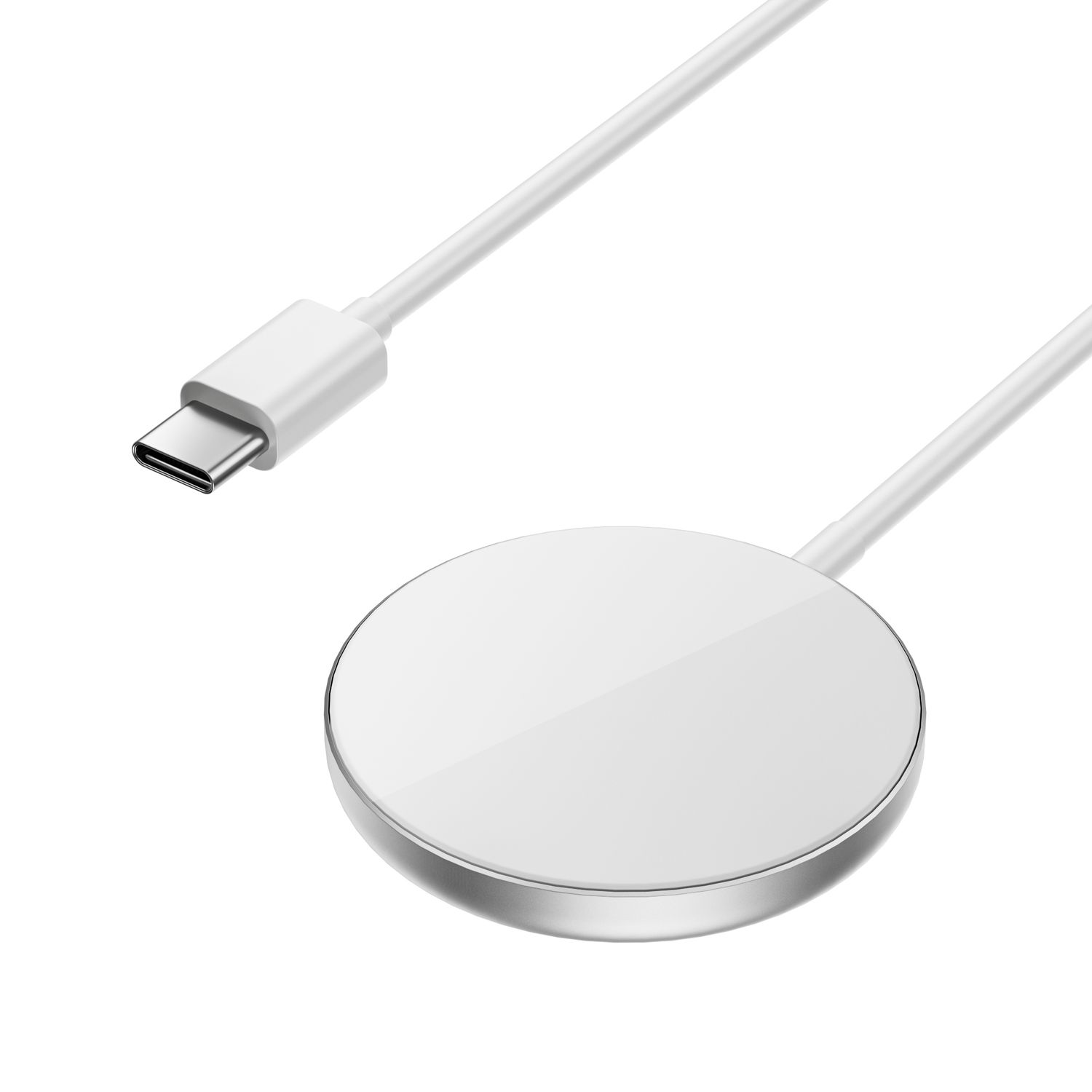 WiWU W029 qi2 Wireless Charger, Silver