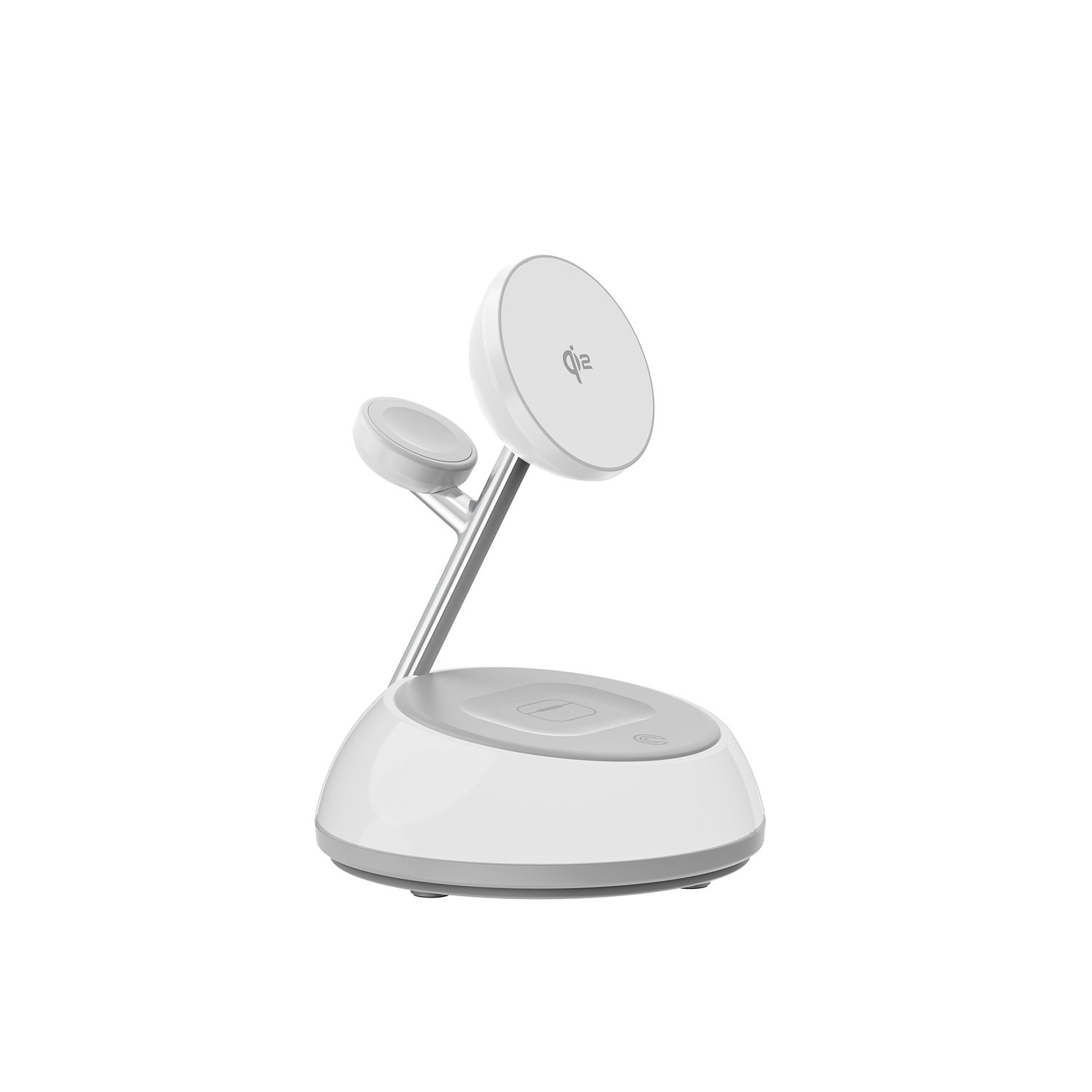 WiWU W036 Aurora qi2.0 3 in 1 Wireless Charger, White