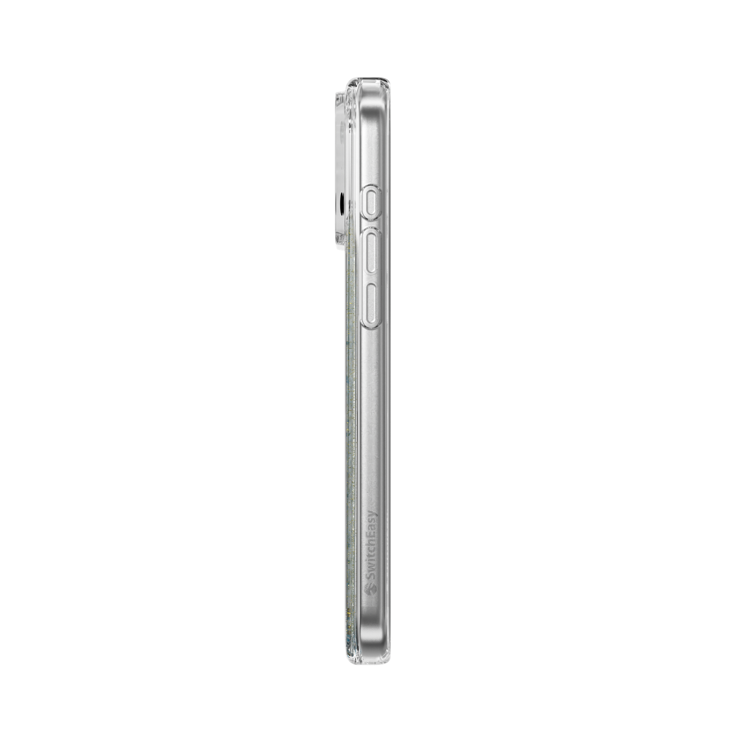SwitchEasy iPhone 17 Pro Max Starfield M 3D Glitter Protective Case, Frozen White Ring