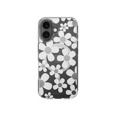 SwitchEasy iPhone 17 Fleur M 3D Patterned Protective Case, White
