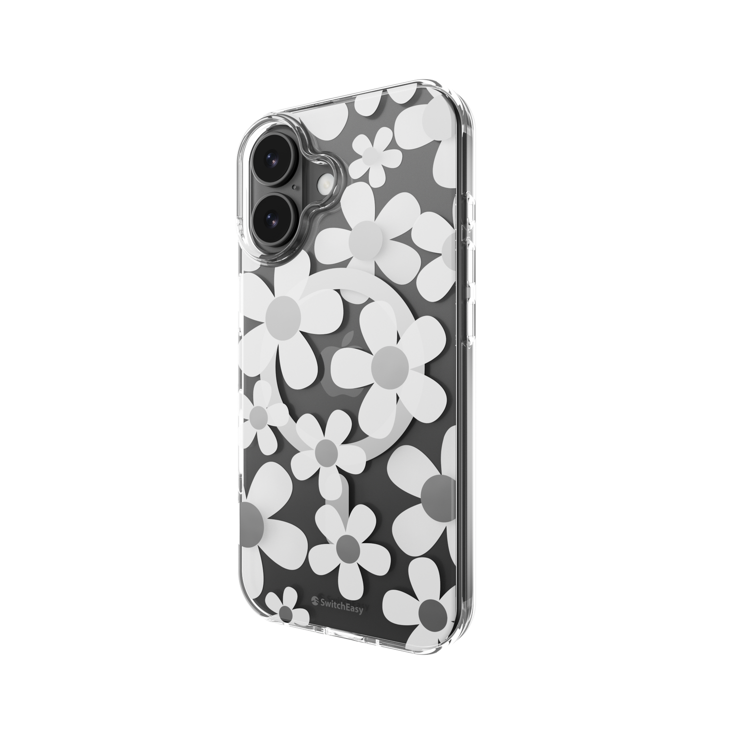 SwitchEasy iPhone 17 Fleur M 3D Patterned Protective Case, White
