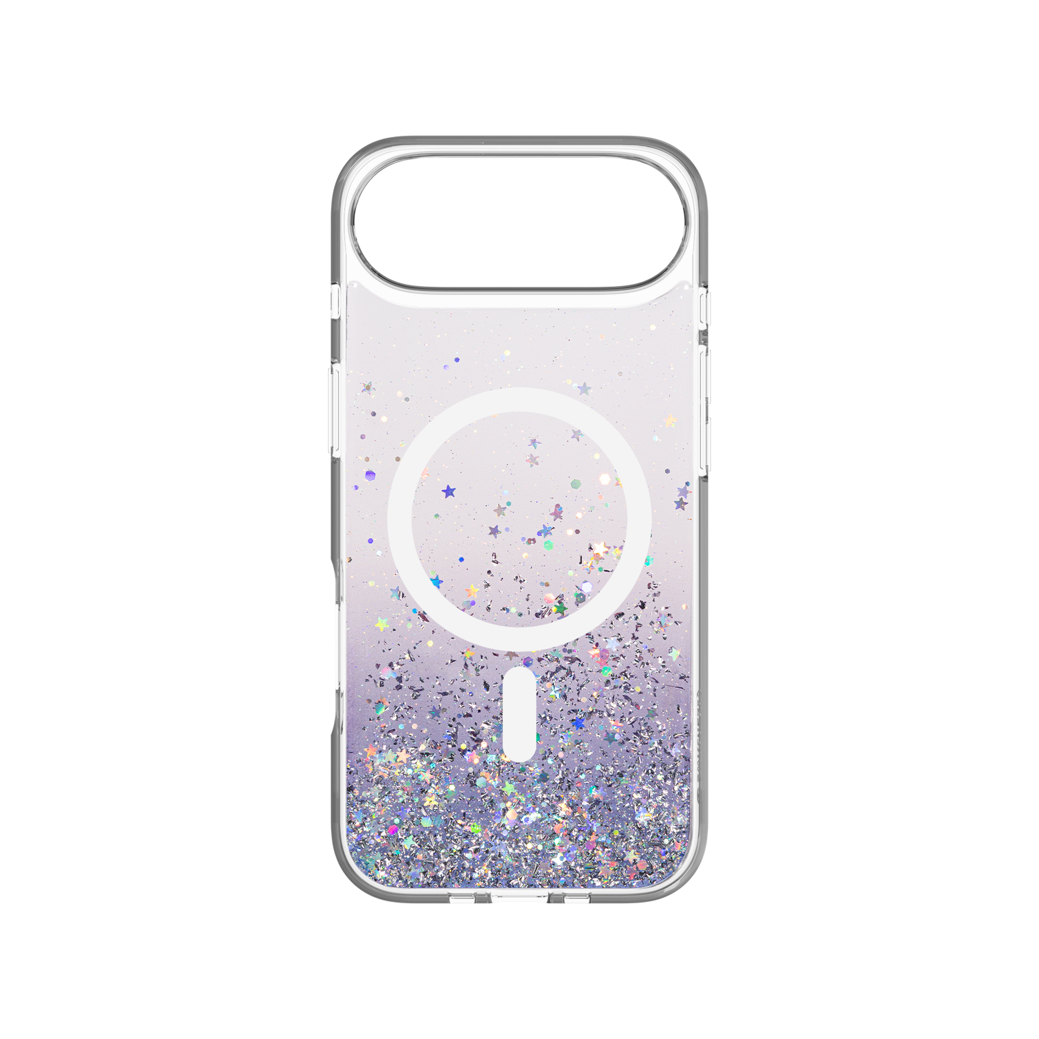 SwitchEasy iPhone 17 Air Starfield M 3D Glitter Protective Case, Twilight White Ring