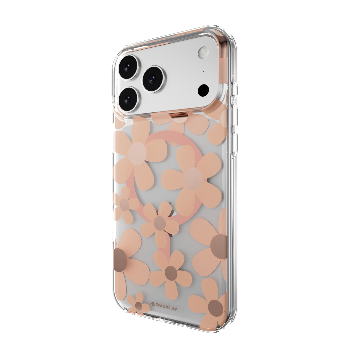 SwitchEasy iPhone 17 Pro Max Fleur M 3D Patterned Protective Case, Rose