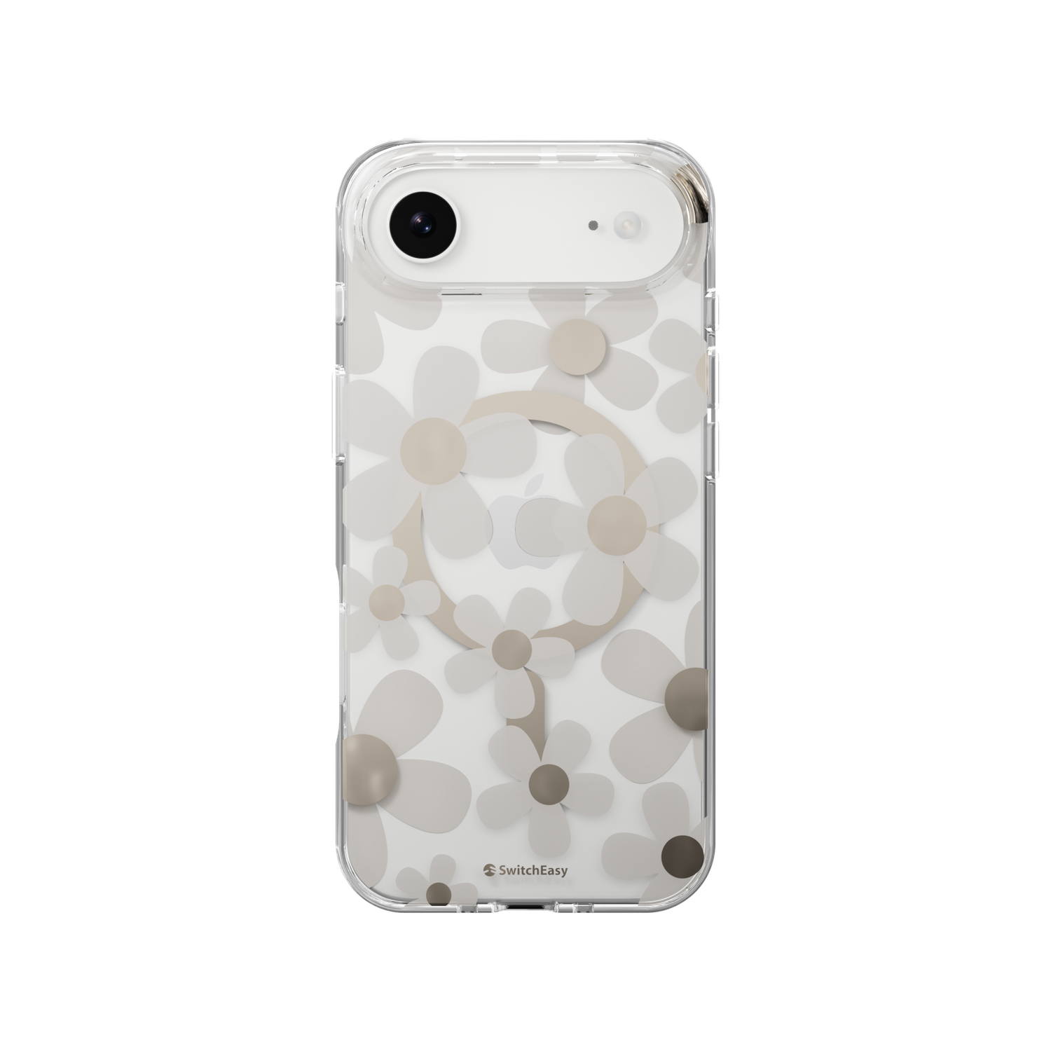 SwitchEasy iPhone 17 Air Fleur M 3D Patterned Protective Case, Golden Gray