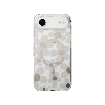 SwitchEasy iPhone 17 Air Fleur M 3D Patterned Protective Case, Golden Gray