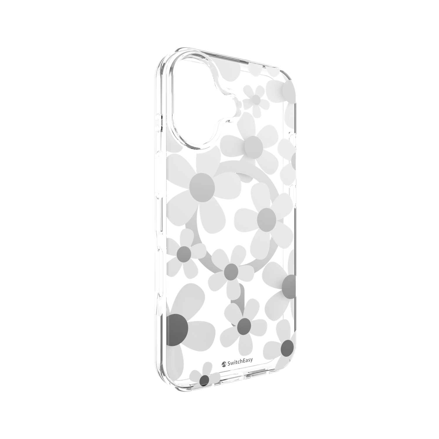 SwitchEasy iPhone 17 Fleur M 3D Patterned Protective Case, White