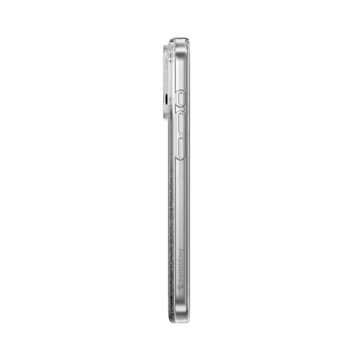 SwitchEasy iPhone 17 Pro Max Starfield M 3D Glitter Protective Case, Transparent White Ring