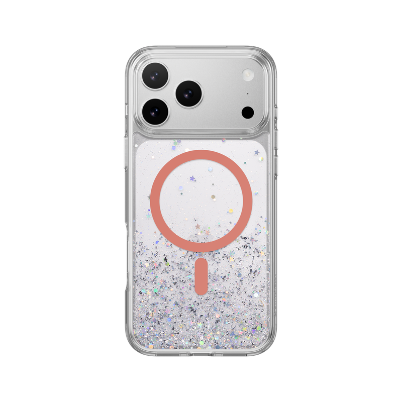SwitchEasy iPhone 17 Pro Max Starfield Glitter, Coral