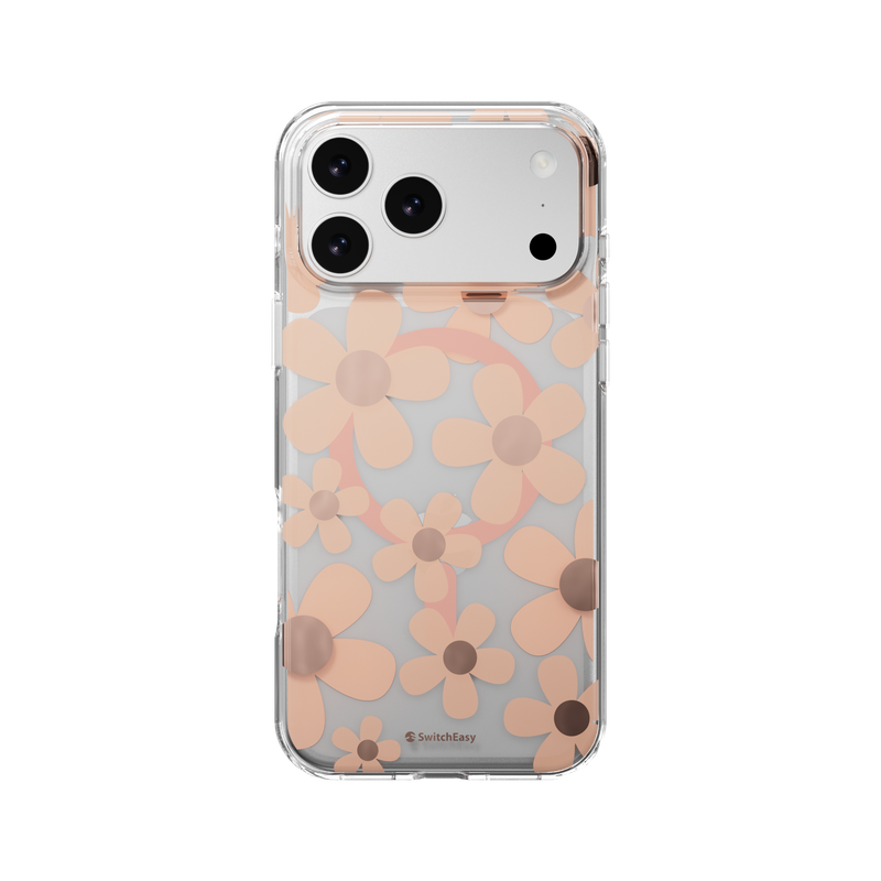 SwitchEasy iPhone 17 Pro Max Fleur M 3D Patterned Protective Case, Rose