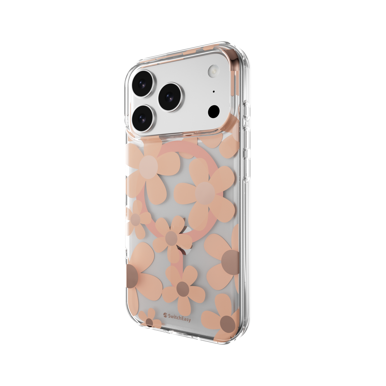 SwitchEasy iPhone 17 Pro Fleur M 3D Patterned Protective Case, Rose