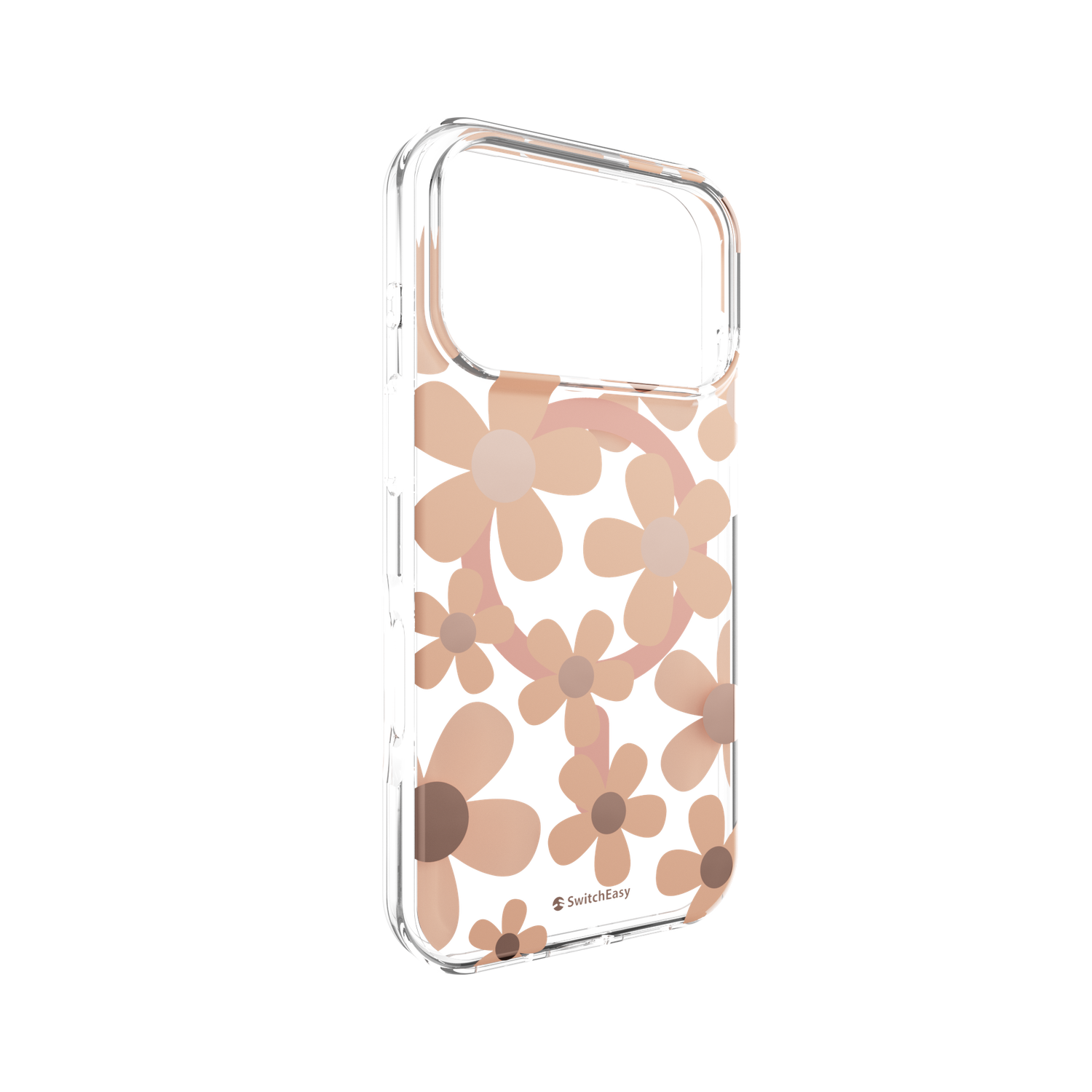 SwitchEasy iPhone 17 Pro Fleur M 3D Patterned Protective Case, Rose