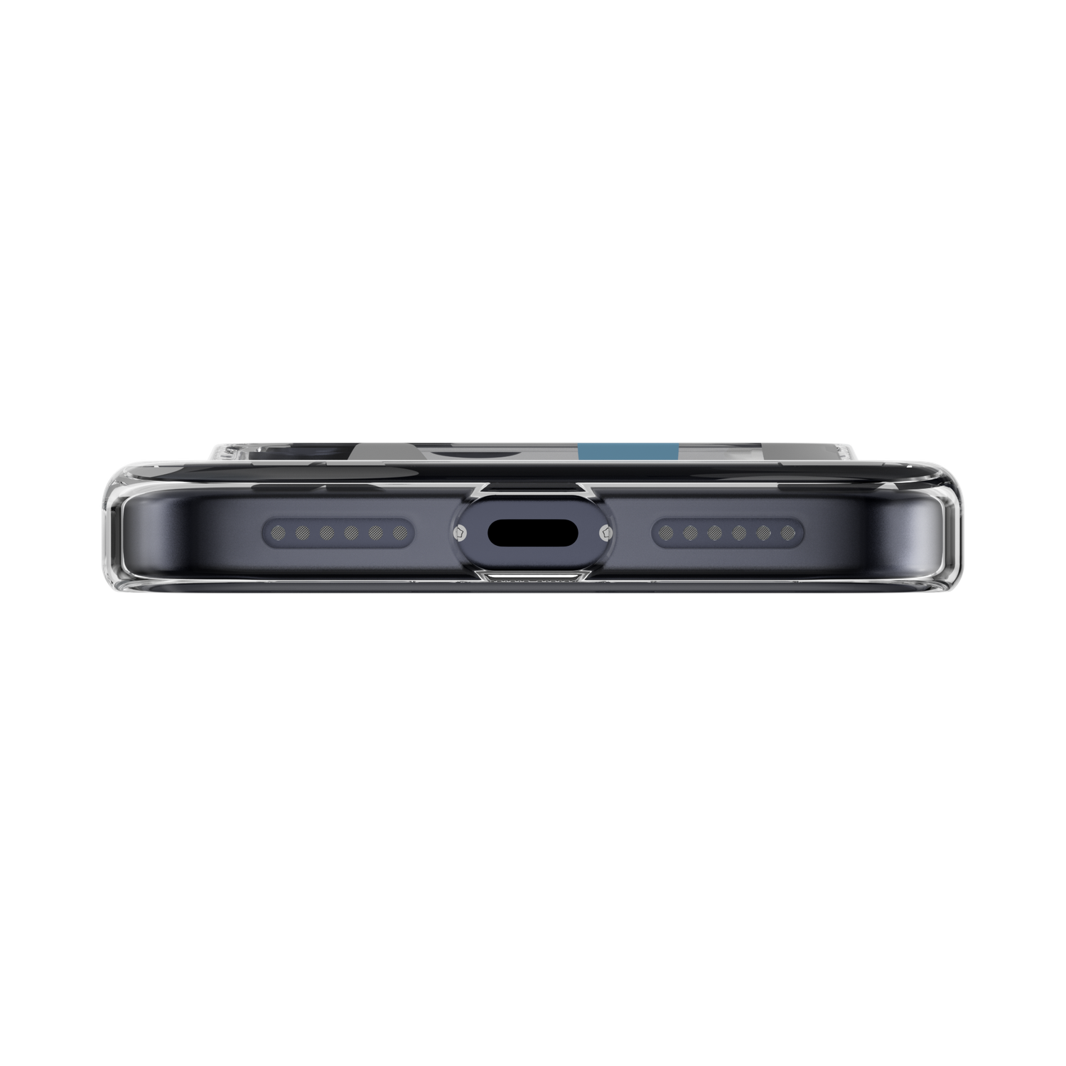 SwitchEasy iPhone 17 Pro Max Fleur M 3D Patterned Protective Case, Blue Gray